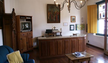 Recepção da Pousada em Tiradentes - Sala de TV