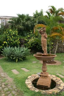 Jardins da pousada -Centro hist�rico Tiradentes MG