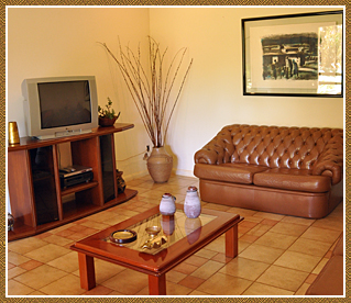 Sala de TV - Hotel Cio da Terra em Lagoa Santa